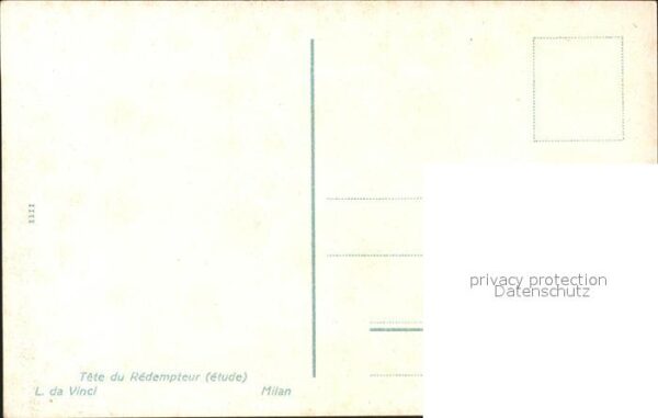 Leonardo Da Vinci Tete du Redempteur – Bild 2