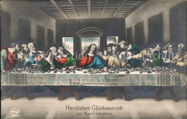 Verlag Amag Nr. 1047 Glückwunsch Konfirmation Das letzt