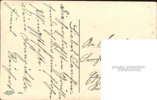 Pfingsten Pentecost Pentecote Kind Veilchen Litho – Bild 2