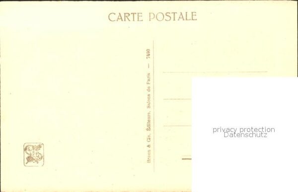 Kuenstlerkarte E. Deully Le Bassin des Cygnes Nr. 7440 – Bild 2