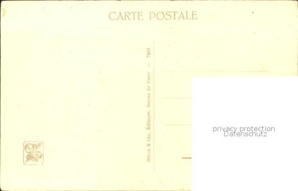 Kuenstlerkarte E. Deully Le Bassin des Cygnes Nr. 7440 – Bild 2