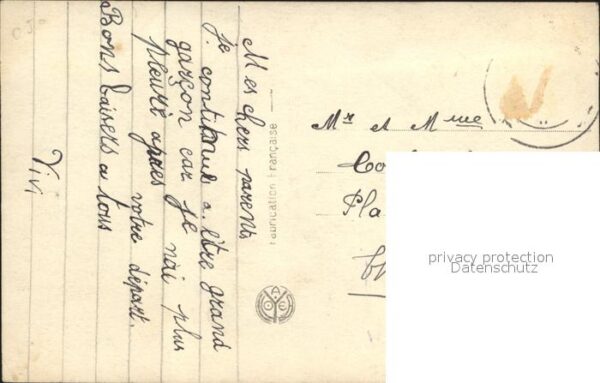 Verlag Noyer (AN Paris) Nr. 3703 Kirche Tannenbaum Mond – Bild 2