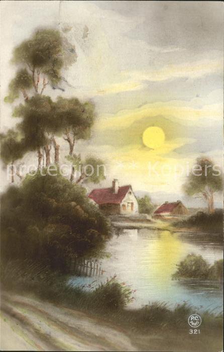 Verlag PC Paris Nr. 321 Bäume Haus Sonne