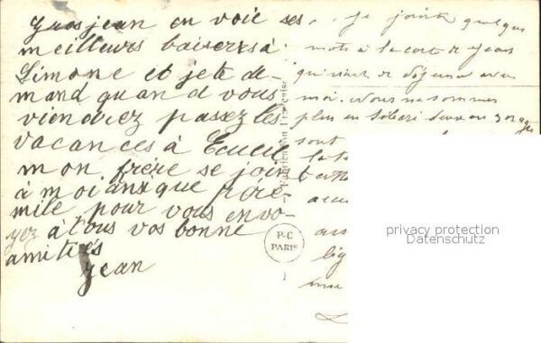 Verlag PC Paris Nr. 321 Bäume Haus Sonne – Bild 2