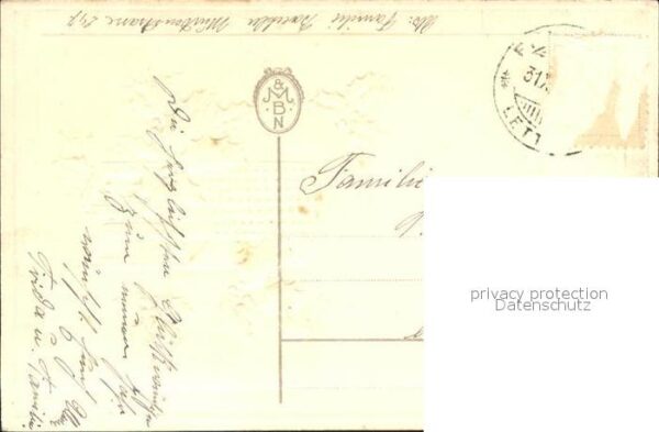 Neujahr Stechpalmen Litho – Bild 2