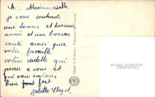 Verlag Noyer (AN Paris) Nr. 4604 Neujahr Kinder Mutter Haus – Bild 2