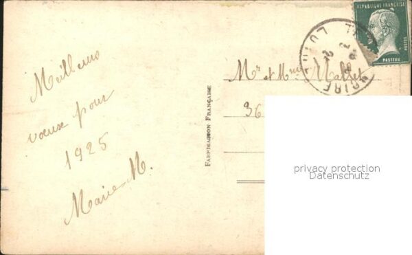 Verlag CEKO Nr. 1110 Neujahr Kirche Mond – Bild 2