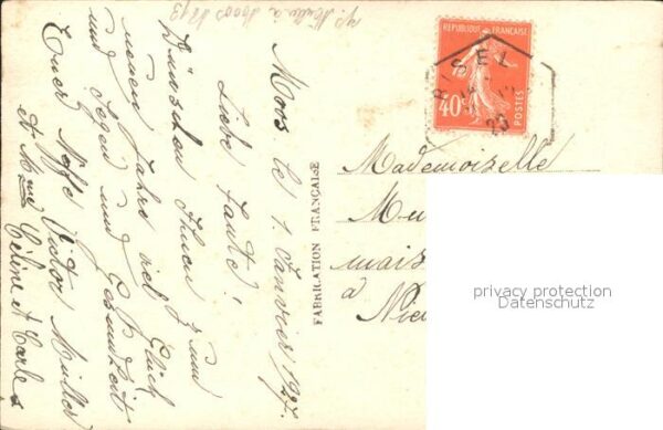 Verlag CEKO Nr. 1070 Neujahr Tannenbaum Haus – Bild 2
