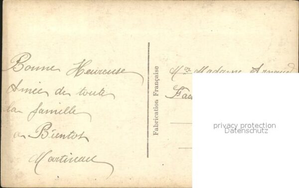 Verlag REX Nr. 1712 Neujahr Kirche Bäume – Bild 2