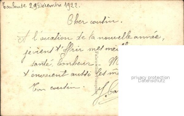 Verlag CEKO Nr. 901 Neujahr Bäume – Bild 2