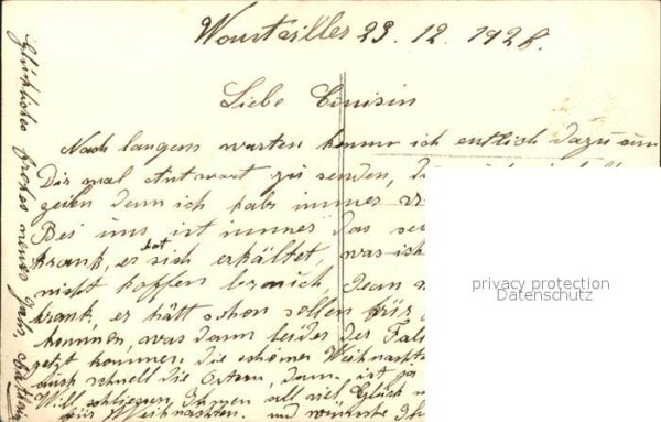 Verlag ELA Nr. 5044 Neujahr Tor Stechpalme – Bild 2