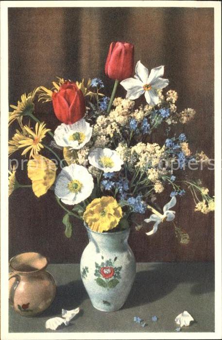 Blumen Tulpen Dichter-Narzisse Alpen-Kuhschell