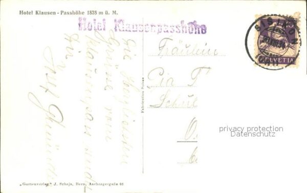 Klausenpass Hotel Klausen Passhöhe – Bild 2