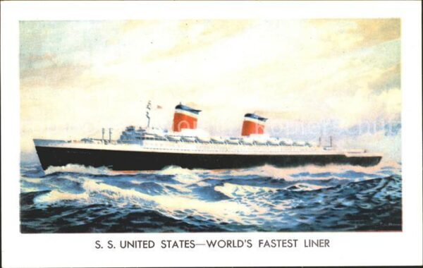 Dampfer Oceanliner S.S. United States