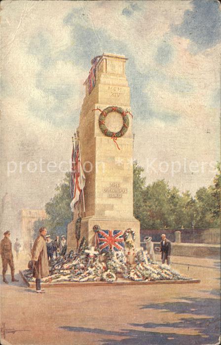 Verlag Tucks Oilette Nr. 3306 The Cenotaph Whitehall