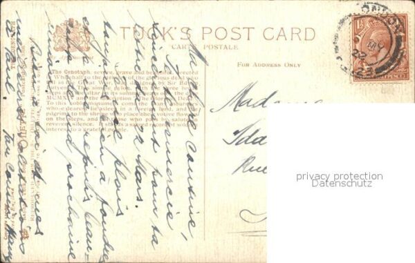Verlag Tucks Oilette Nr. 3306 The Cenotaph Whitehall – Bild 2