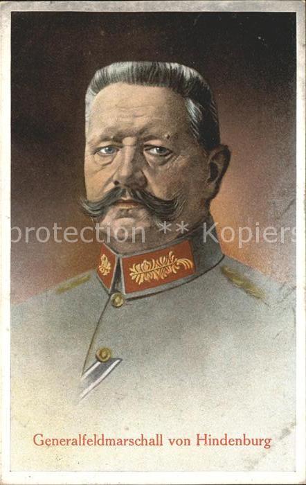 Hindenburg Generalfeldmarschall