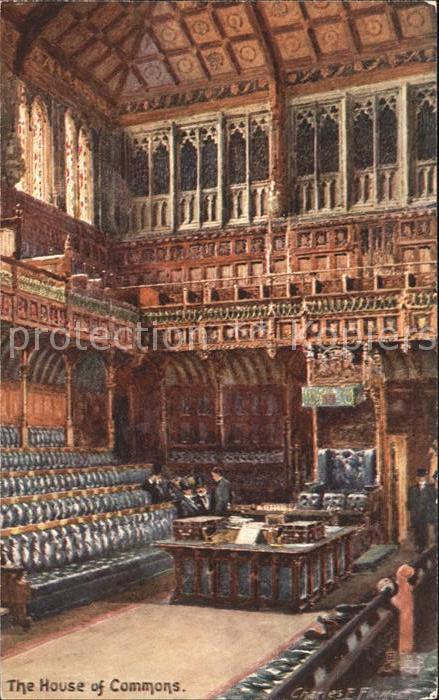 Verlag Tucks Oilette Nr. 7906 The House of Commons Charles E. Fl
