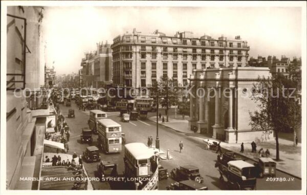 Autobus Omnibus Marble Arch Oxford Street London