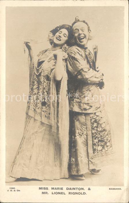 Schauspieler Marie Dainto Lionel Rignold