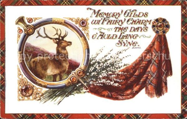 Hirsch Scottish Motto Schottland