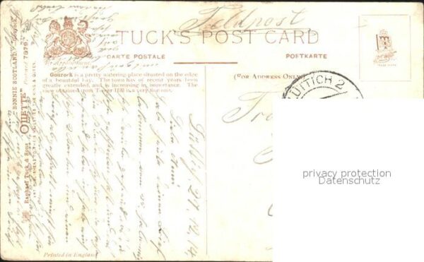 Verlag Tucks Oilette Nr. 7879 Gourock – Bild 2