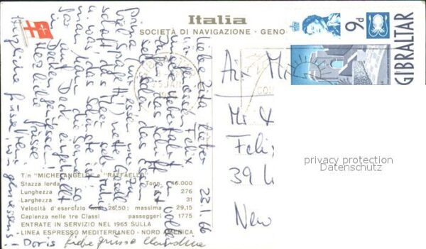 Faehre Ferry Bac Traghetto-- T/N Michelangelo e Raffaello – Bild 2