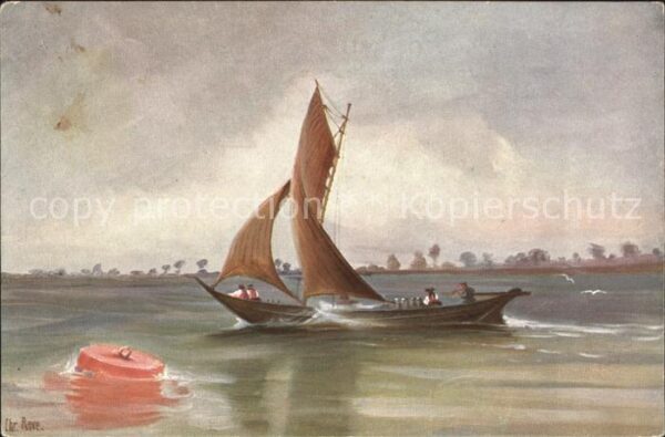 Segelboote Milchever Elbe Chr. Rave Marine-Galerie
