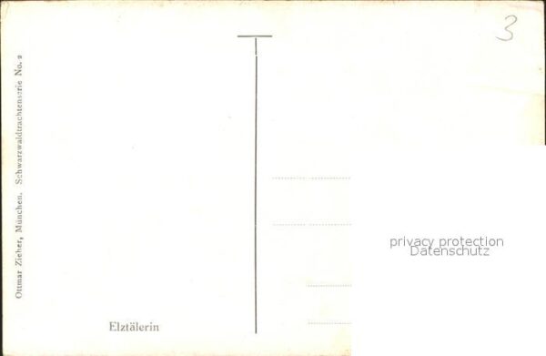 Verlag Zieher Ottmar Nr. 2 Tracht Elztal Elztälerin – Bild 2