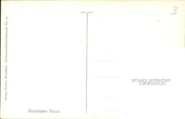 Verlag Zieher Ottmar Nr. 10 Renchtaler Bauer Tracht Renchtal – Bild 2
