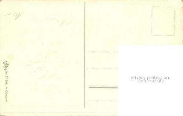 Ostern Easter Paques Küken Veilchen Litho – Bild 2