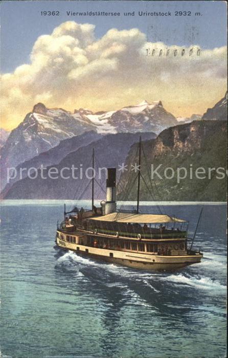 Dampfer Binnenschifffahrt Vierwaldstättersee Urirotstock