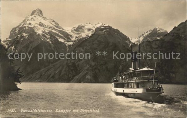 Dampfer Binnenschifffahrt Vierwaldstättersee Urirotstock