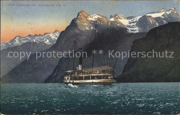 Dampfer Binnenschifffahrt Urnersee Urirotstock