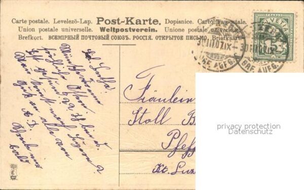 Ostern Easter Paques Weidenkätzchen Dornenkrone Litho – Bild 2