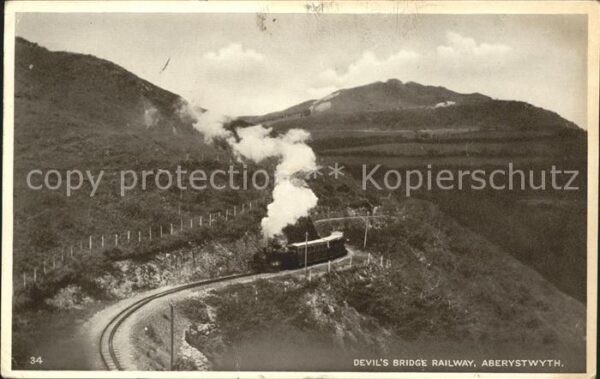 Lokomotive Devil's Bridge Railway Aberystwyth