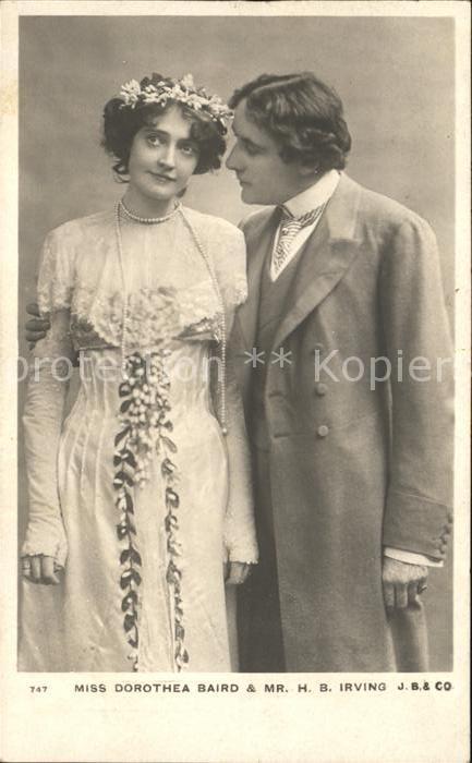 Schauspieler Dorothea Baird H. B. Irving