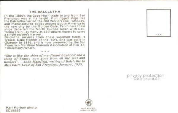 Segelschiffe The Balclutha – Bild 2