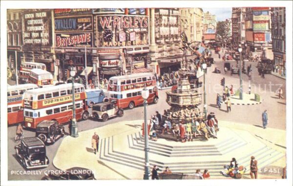 Autobus Omnibus Piccadilly Circus London