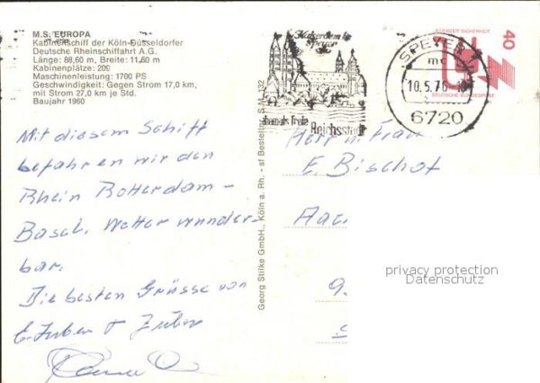Motorschiffe M.S. Europa – Bild 2