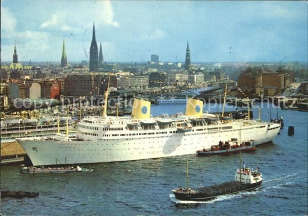 Faehre Ferry Bac Traghetto-- Gripsholm Hamburg Hafen