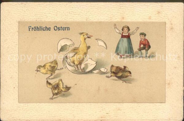 Ostern Easter Paques Küken Kinder