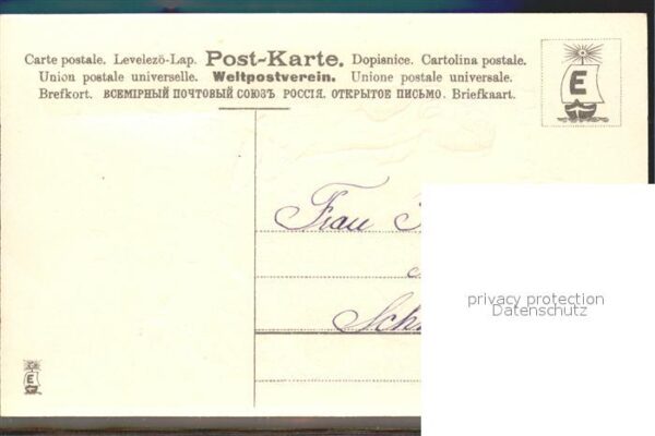 Ostern Easter Paques Kind Hahn Hühner Küken Litho – Bild 2