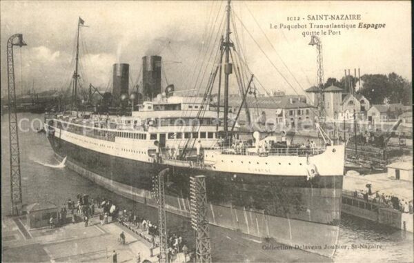 Dampfer Oceanliner Espagne Saint-Nazaire