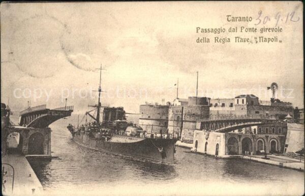Marine Italien Regia Nave Napoli Taranto Ponte