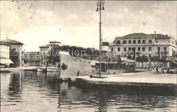 Dampfer Binnenschifffahrt Grado Porto Hafen