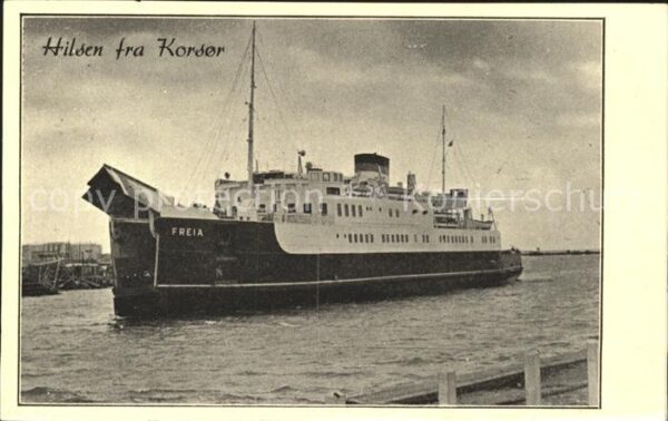 Faehre Ferry Bac Traghetto-- Freia Hilsen fra Korser