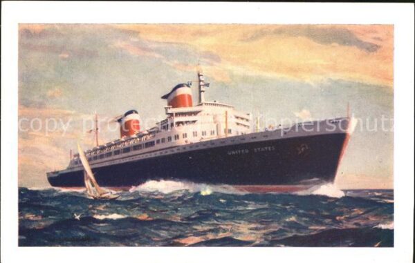 Dampfer Oceanliner S.S. United States