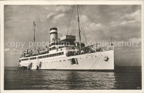 Dampfer Oceanliner Cobra Helgoland