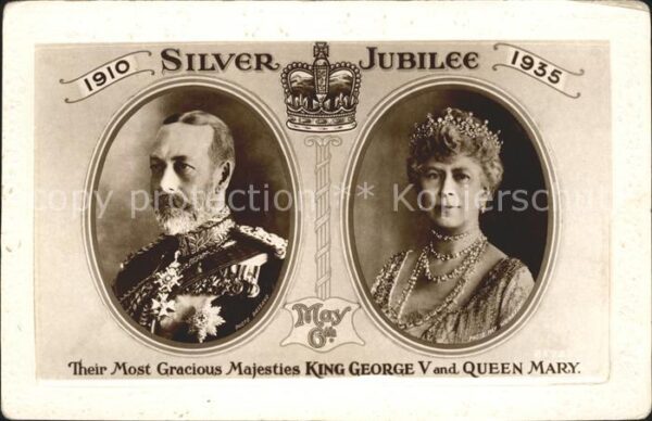 Adel England King George V and Queen Mary Silver Jub
